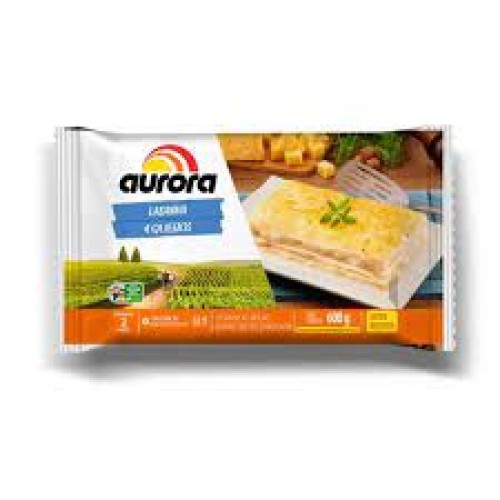 LASANHA 4 QUEIJOS AURORA 600G