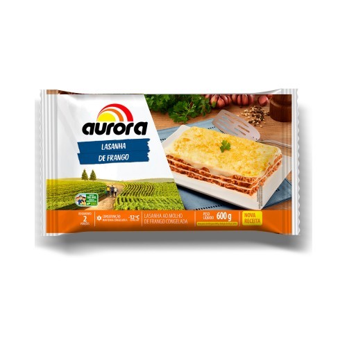LASANHA FRANGO AURORA 600G