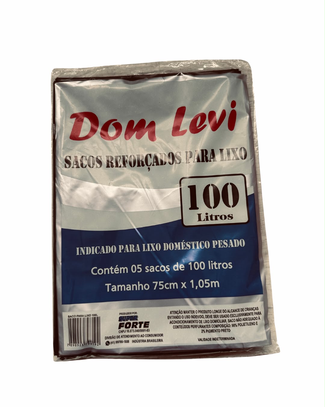 Sacos Lixo Dom Levi 100L 5un