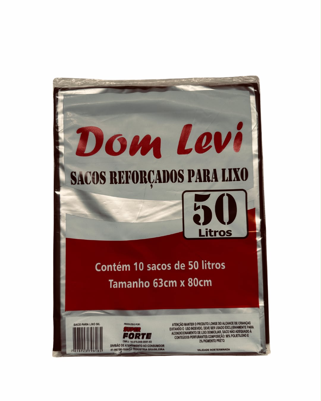 Sacos Lixo Dom Levi 50L 10un
