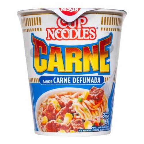CUP NOODLES CARNE DEF NISSIN 69G