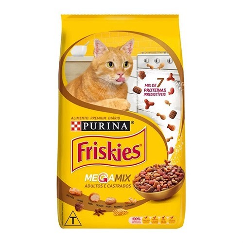 RACAO PURINA MEGAMIX FRISKIES 1KG