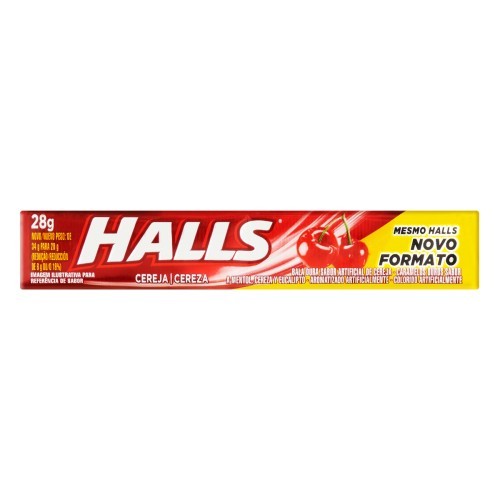 BALA CEREJA HALLS 28G