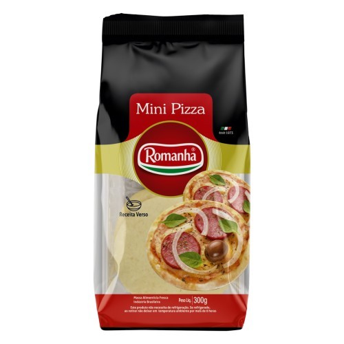 MASSA MINI PIZZA ROMANHA 350G