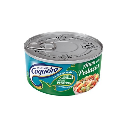 ATUM PEDACOS COQUEIRO 170G