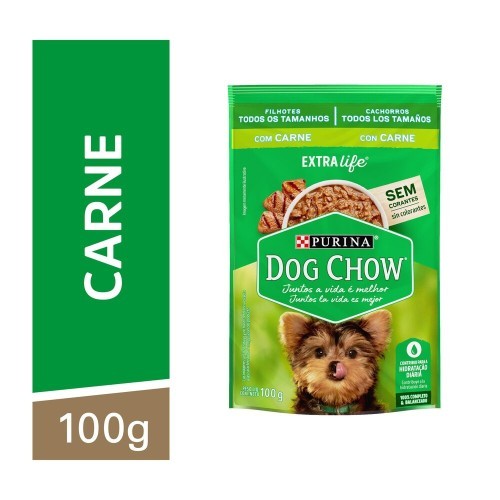 RACAO CARNE FILHOTES DOGCHOW 100G