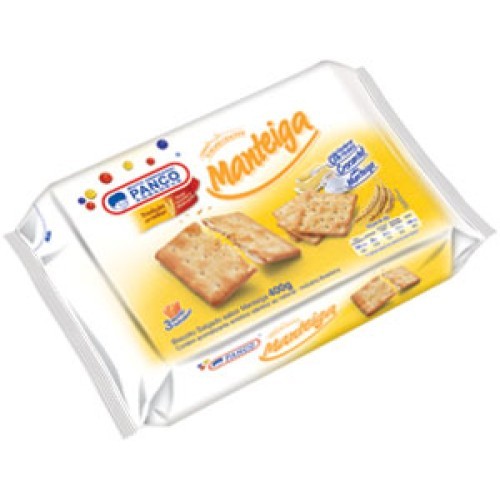 BISC CREAM CRACKER MANTEIGA PANCO 400G