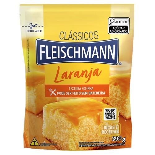 MIST BOLO LARANJA FLEISCHMAN 390G