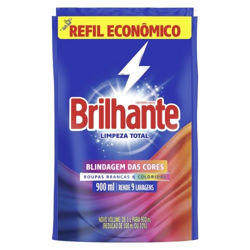LAVA ROUPAS LIQ LIMP TOT BRILHANTE 900ML
