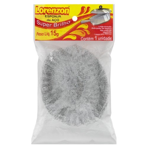 ESPONJA DE ACO LORENZON 15G