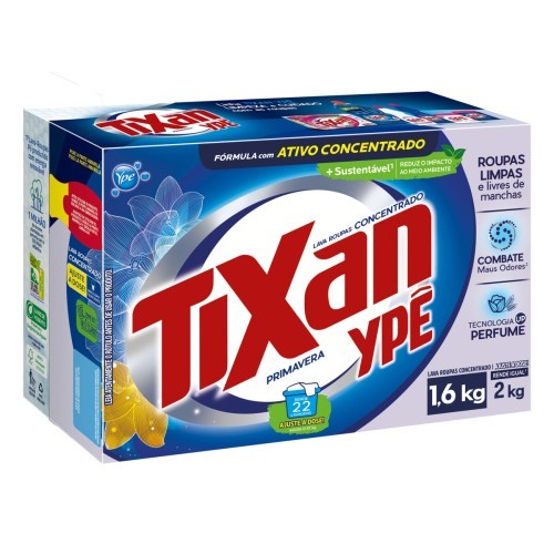 LAVA ROUPAS PRIMAVERA TIXAN YPE 1,6KG