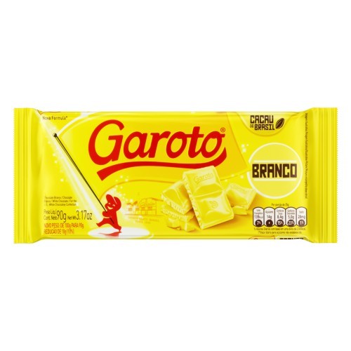 CHOC BRANCO GAROTO 80G