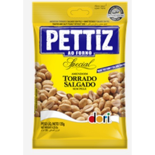 AMENDOIM TORRADO SALG PETTIZ 120G