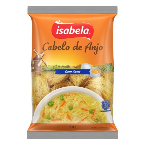 MAC CABELO DE ANJO C/OVOS ISABELA 500G