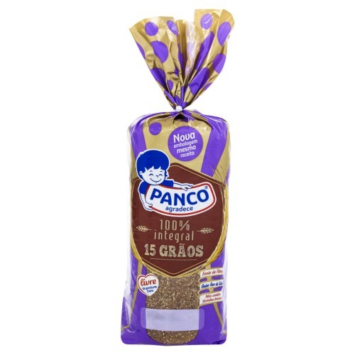 PAO 100% VIDA 15 GRAOS PANCO 380G