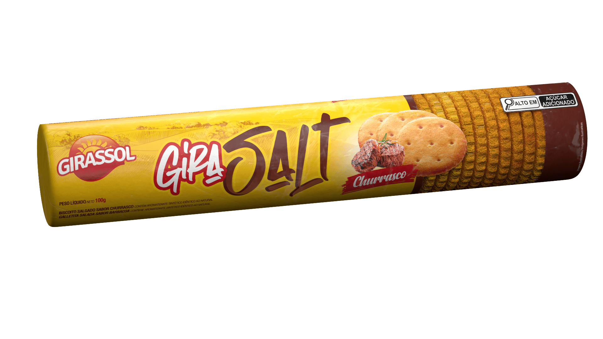 Biscoito Tictucs Churrasco Girasalt 100 g