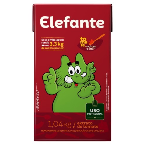 EXTRATO TOMATE ELEFANTE  1,04KG