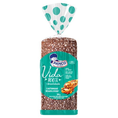 PAO 100% VIDA CAST BRASILI INT PANCO 380G