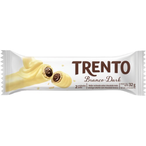 CHOC WAFER CHOC BRANCO TRENTO 29G