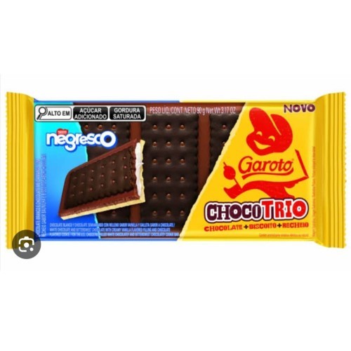 CHOC TRIO NEGRESCO GAROTO 90G