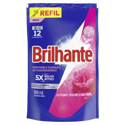 LAVA ROUPAS LIQ PERF CUIDA BRILHANTE 900ML