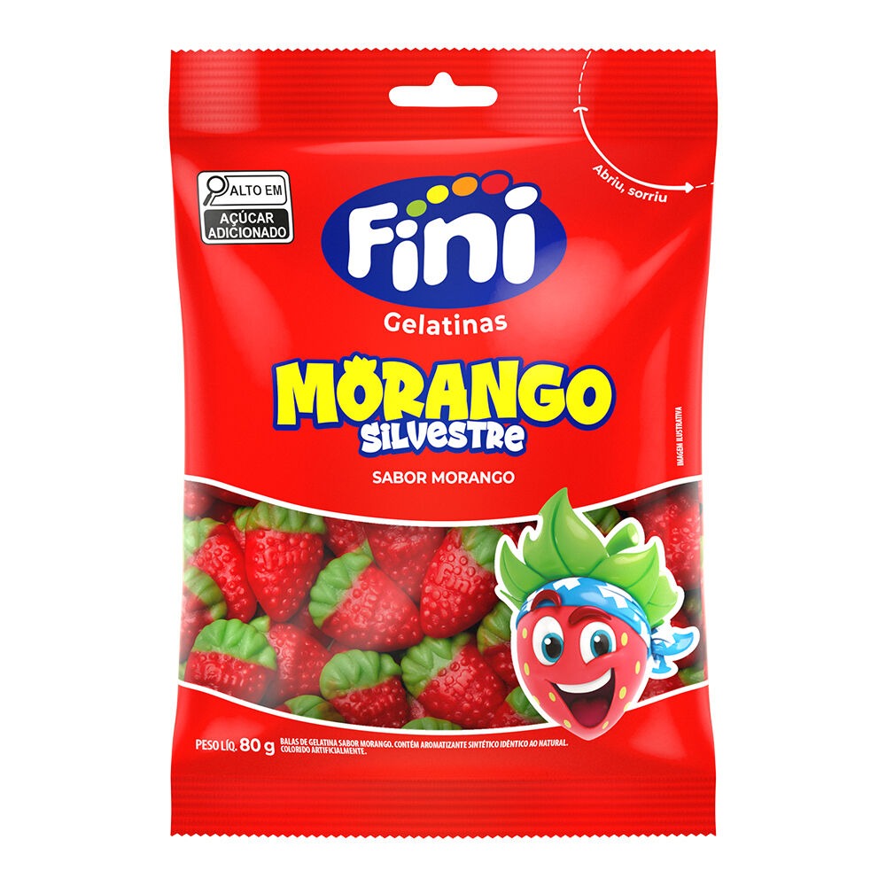 Bala Morango Silvestre Fini 80g